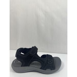 Clarks Mira Bay Shoes Womens Size 7W Black Cloudsteppers Sandals New Box